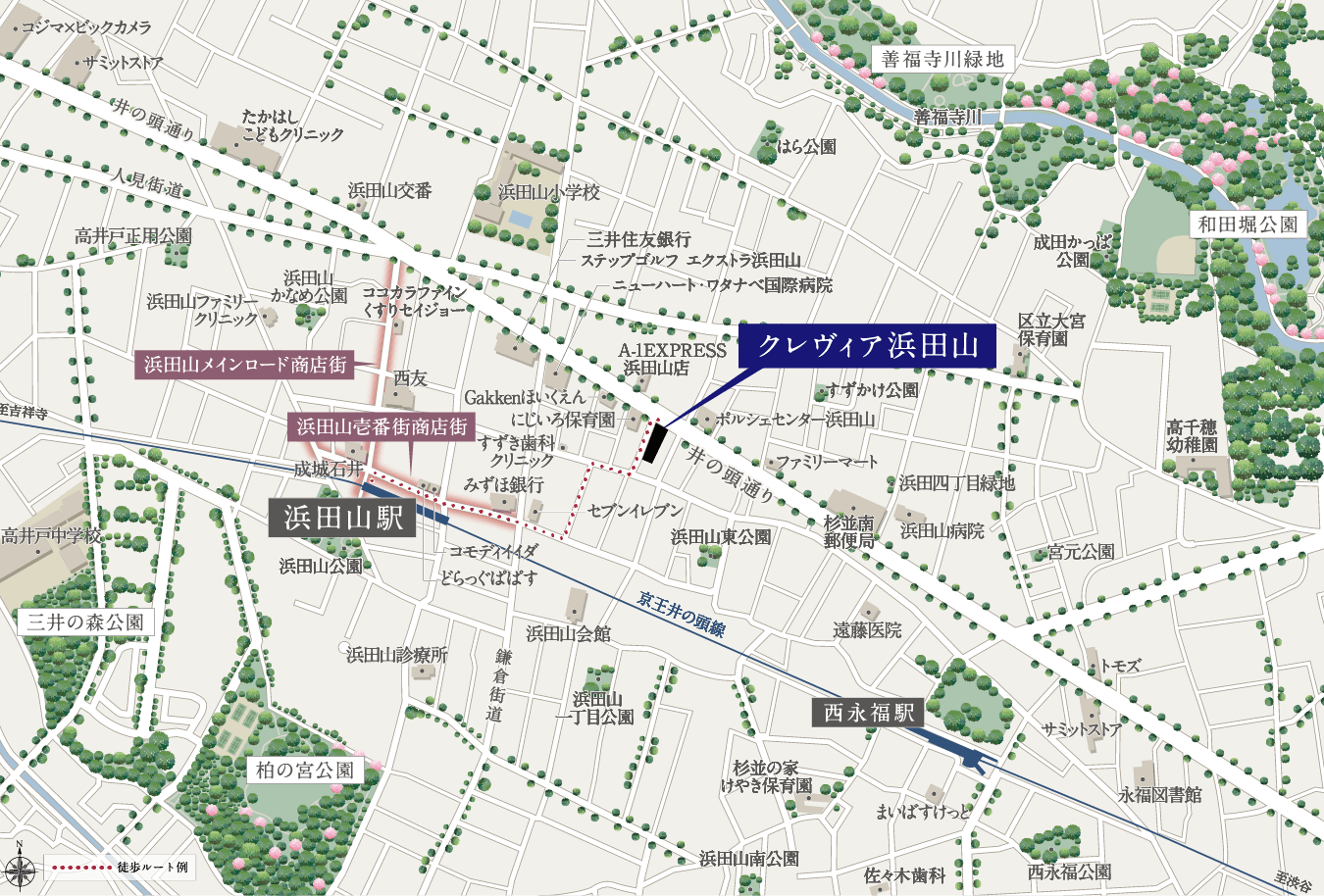 立地概念図