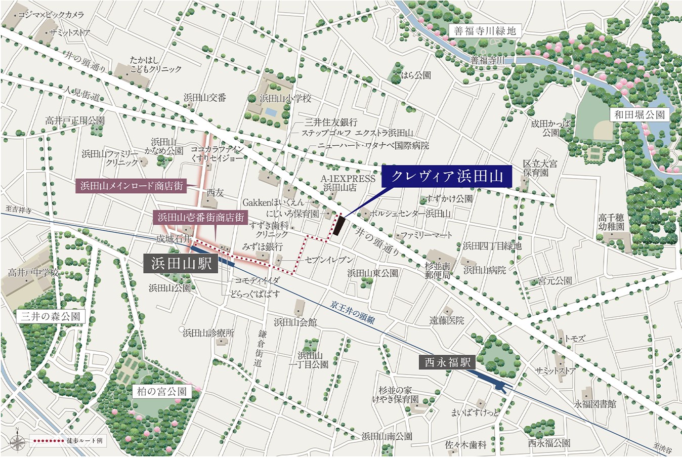 現地案内図