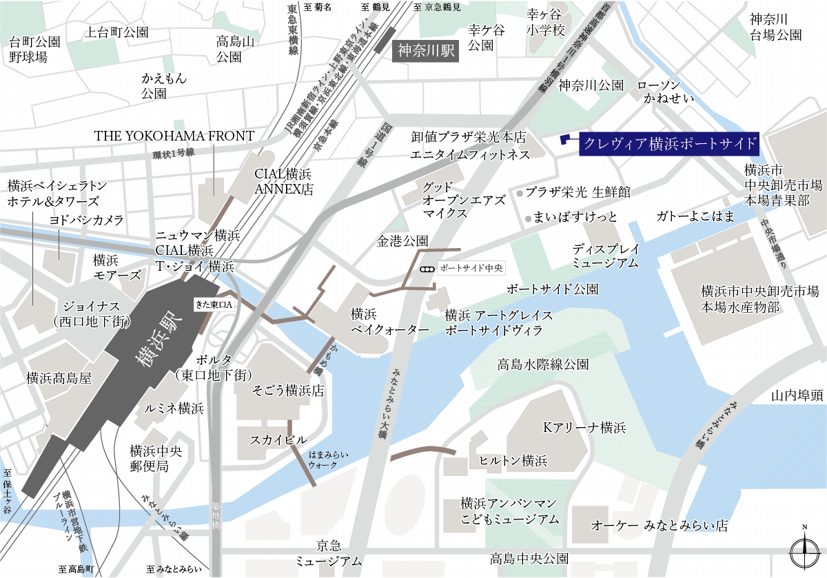 現地案内図
